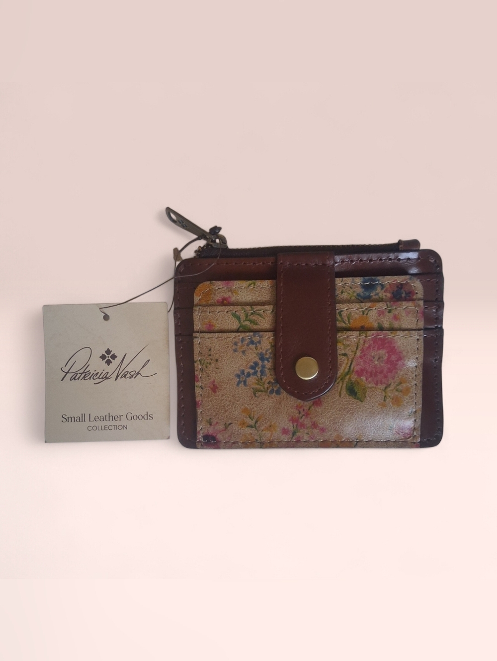 🚫SOLD🚫 Patricia Nash Prairie Rose Cassis Wallet